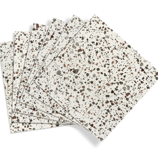 selbstklebende Bodenfliesen Terrazzo (11er Set) image number null